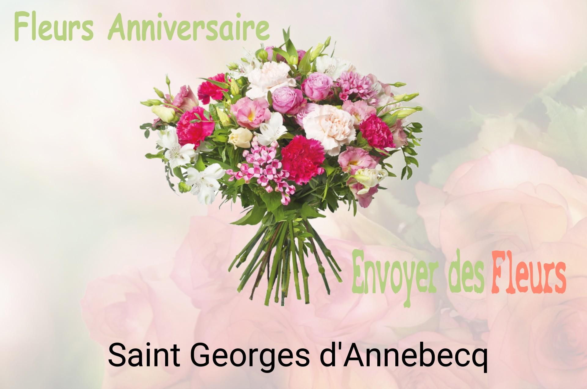 Bouquet de fleurs d’anniversaire livré à Saint-Georges-d'Annebecq