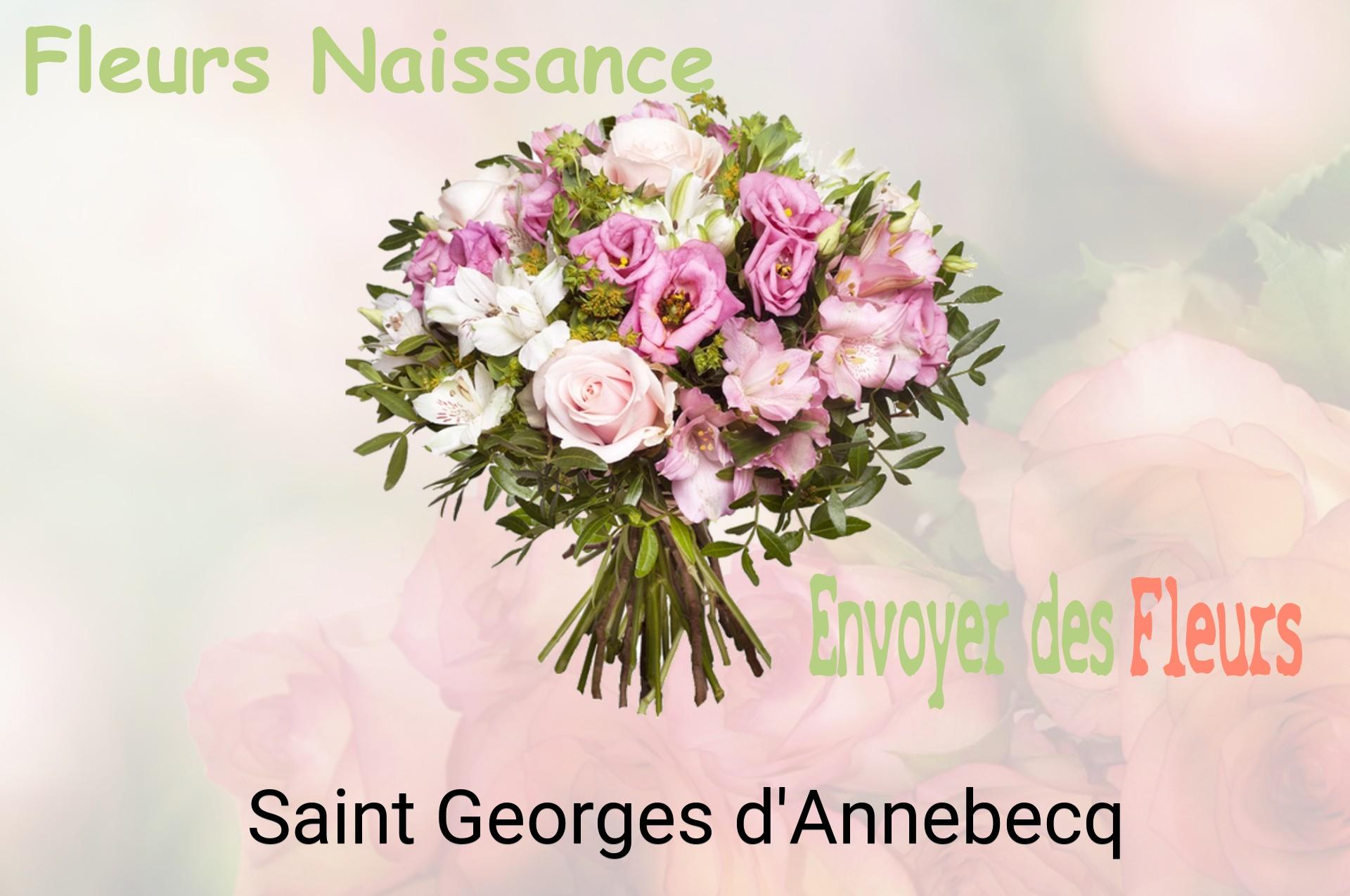 Bouquet de fleurs de naissance livré à Saint-Georges-d'Annebecq