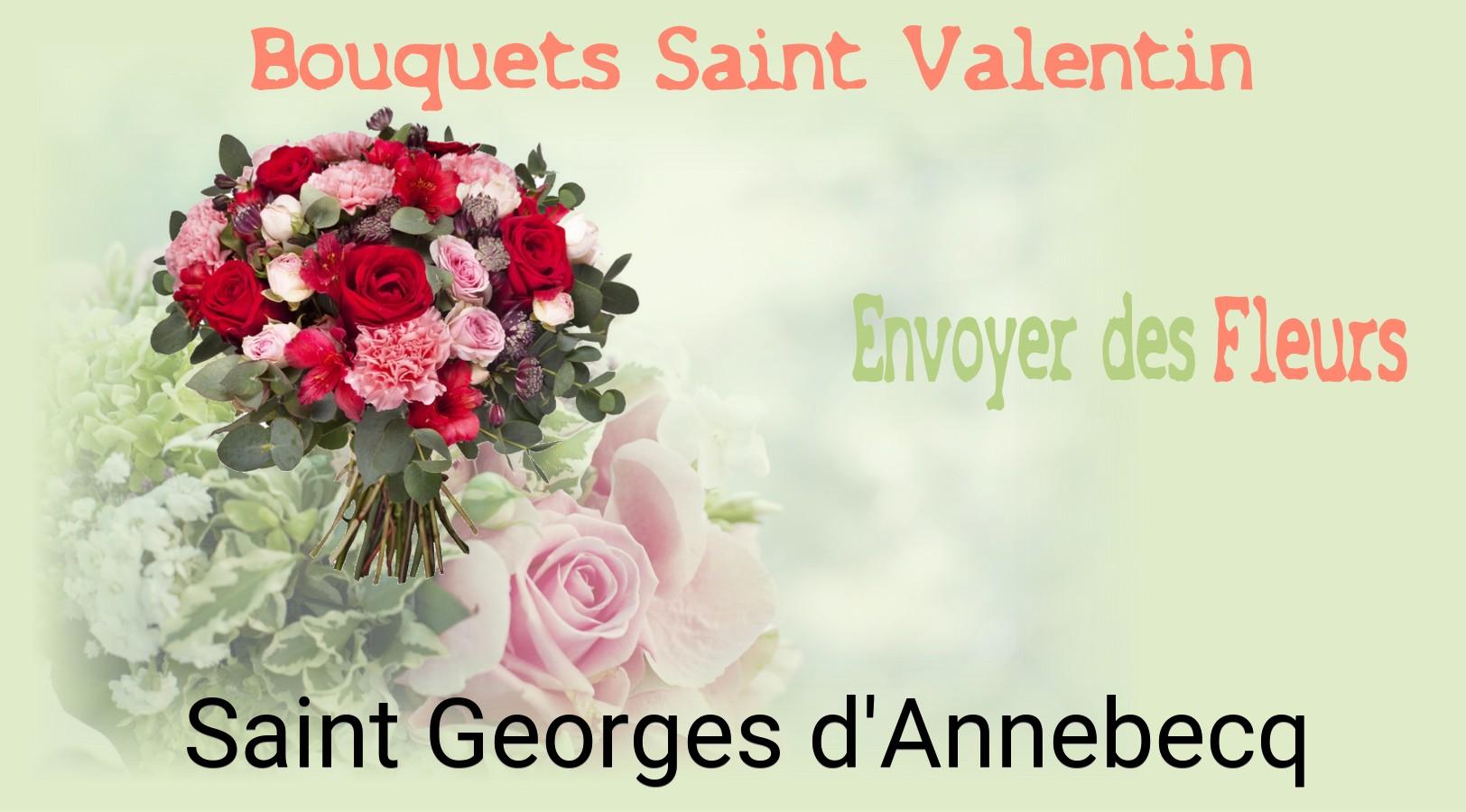 Roses de Saint-Valentin livrées à Saint-Georges-d'Annebecq